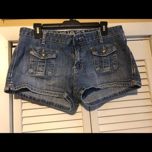 Denim shorts